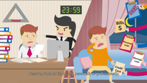 MCMC Procurement Code of Ethics Video Cover, featuring a split screen of people working under pressure