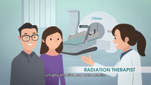 Sunway Medical Centre Explainer Video Cover Photo, featuring Elekta's radiation therapy equipment