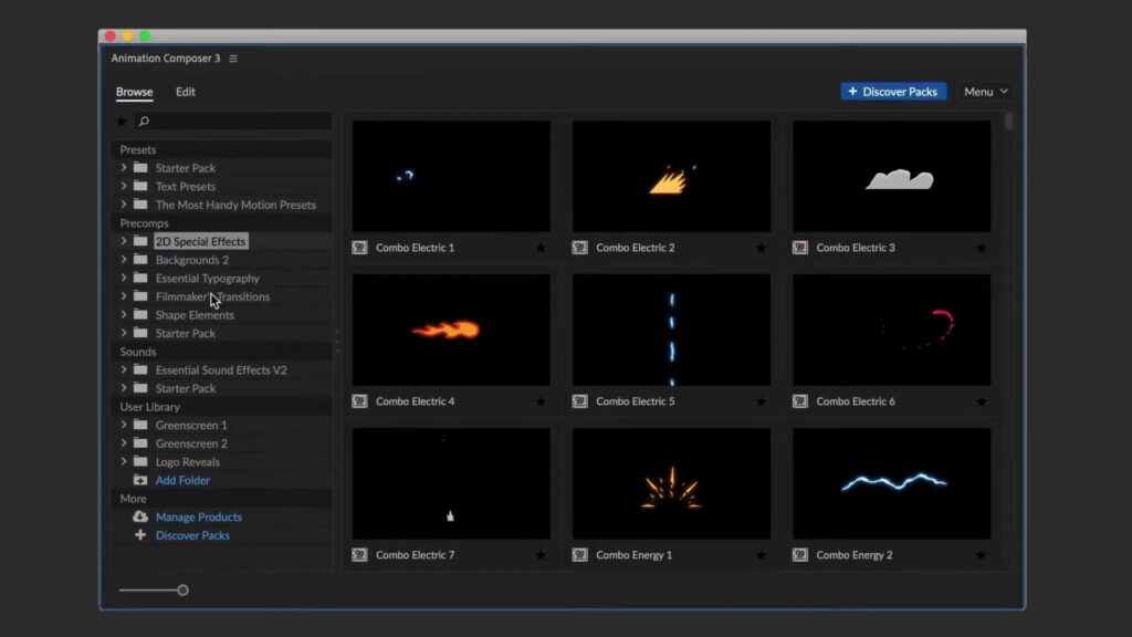 Animation Composer 3 plug-in by Mister Horse, a comprehensive toolkit for motion graphics in After Effects