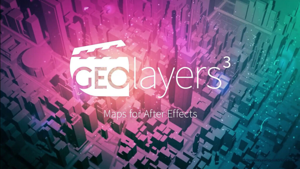 Geo Layers 3 plug-in for creating map infographics seamlessly in After Effects